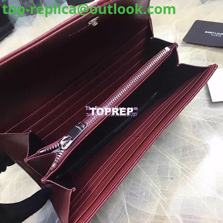 Replica YSL Saint Laurent Flap Wallet Textured Matelassé Leather 372264 Dark Red 7 Replica YSL Saint Laurent Flap Wallet Textured Matelassé Leather 372264 Dark Red 7
