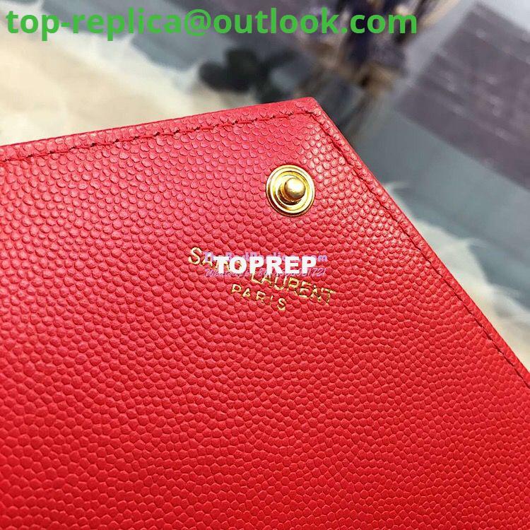 Replica YSL Saint Laurent Flap Wallet Textured Matelassé Leather 372264 Red 7 Replica YSL Saint Laurent Flap Wallet Textured Matelassé Leather 372264 Red 7