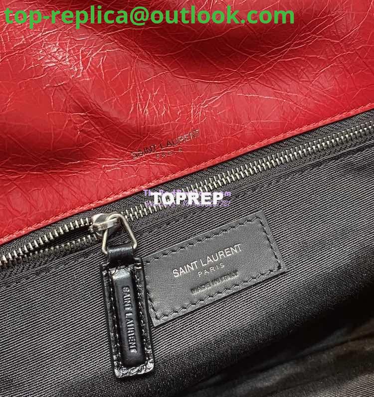 Replica YSL Saint Laurent Niki Chain Bag In Vintage Crinkled And Red Quilted Leather 498894 5 Replica YSL Saint Laurent Niki Chain Bag In Vintage Crinkled And Red Quilted Leather 498894 5