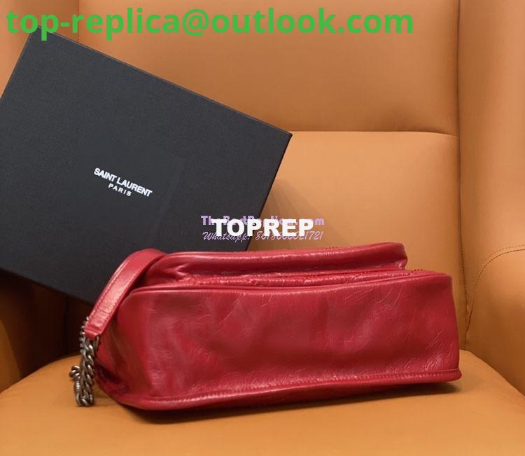Replica YSL Saint Laurent Niki Chain Bag In Vintage Crinkled And Red Quilted Leather 498894 9 Replica YSL Saint Laurent Niki Chain Bag In Vintage Crinkled And Red Quilted Leather 498894 9
