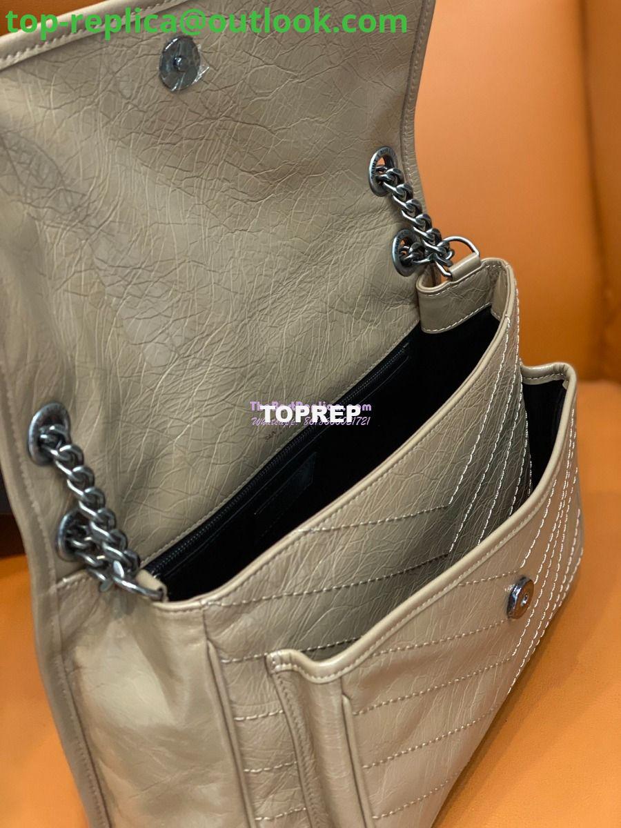 Replica YSL Saint Laurent Niki Chain Bag In Vintage Crinkled And Taupe Quilted Leather 498894 5 Replica YSL Saint Laurent Niki Chain Bag In Vintage Crinkled And Taupe Quilted Leather 498894 5