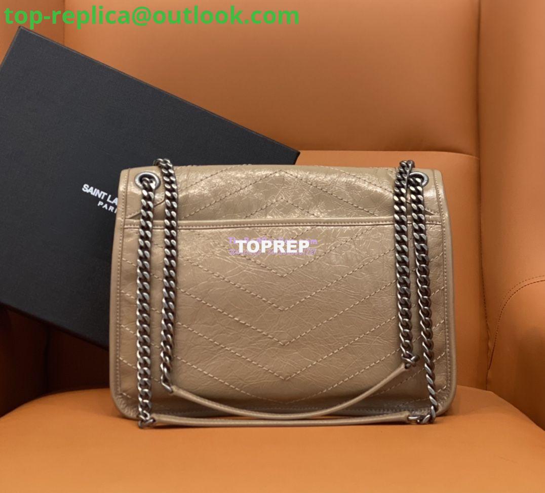 Replica YSL Saint Laurent Niki Chain Bag In Vintage Crinkled And Taupe Quilted Leather 498894 7 Replica YSL Saint Laurent Niki Chain Bag In Vintage Crinkled And Taupe Quilted Leather 498894 7