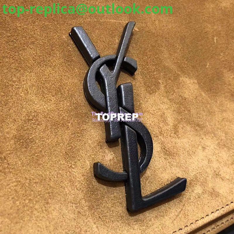 Replica YSL Saint Laurent Small Spontini Satchel in Suede leather 512853 5 Replica YSL Saint Laurent Small Spontini Satchel in Suede leather 512853 5