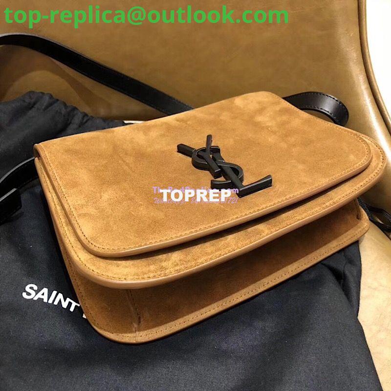 Replica YSL Saint Laurent Small Spontini Satchel in Suede leather 512853 7 Replica YSL Saint Laurent Small Spontini Satchel in Suede leather 512853 7