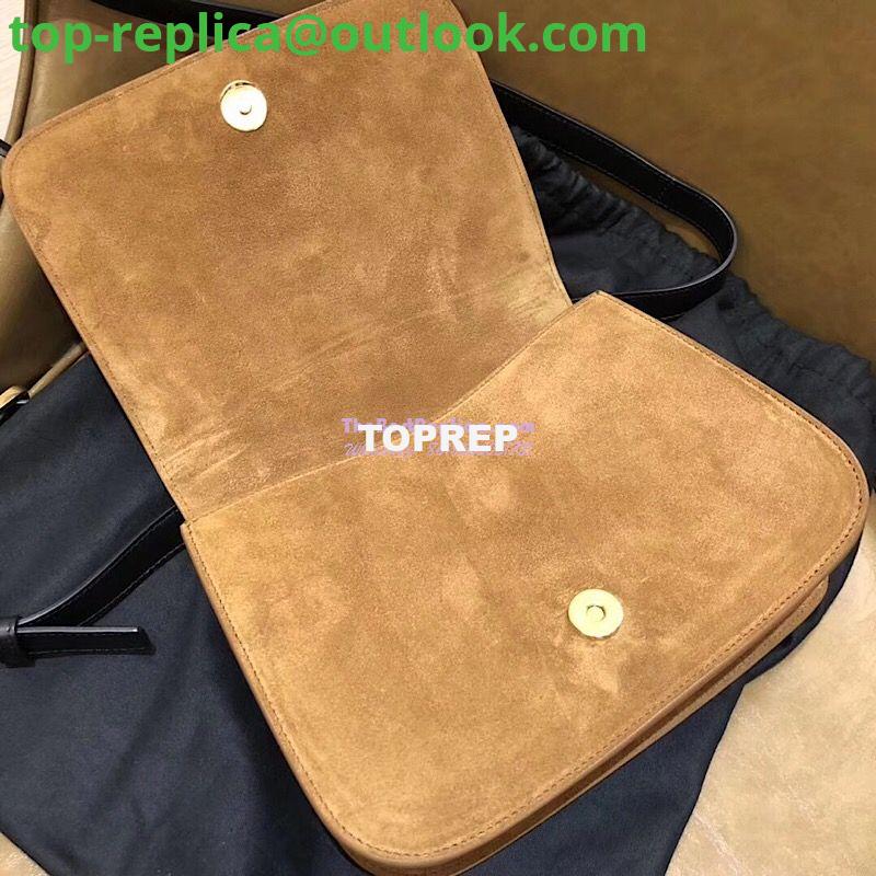 Replica YSL Saint Laurent Small Spontini Satchel in Suede leather 512853 10 Replica YSL Saint Laurent Small Spontini Satchel in Suede leather 512853 10