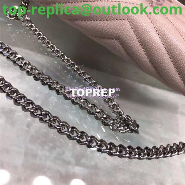 Replica YSL Saint Laurent Monogram Chain Wallet Grain De Poudre Rose in Rose Hardware 6 Replica YSL Saint Laurent Monogram Chain Wallet Grain De Poudre Rose in Rose Hardware 6