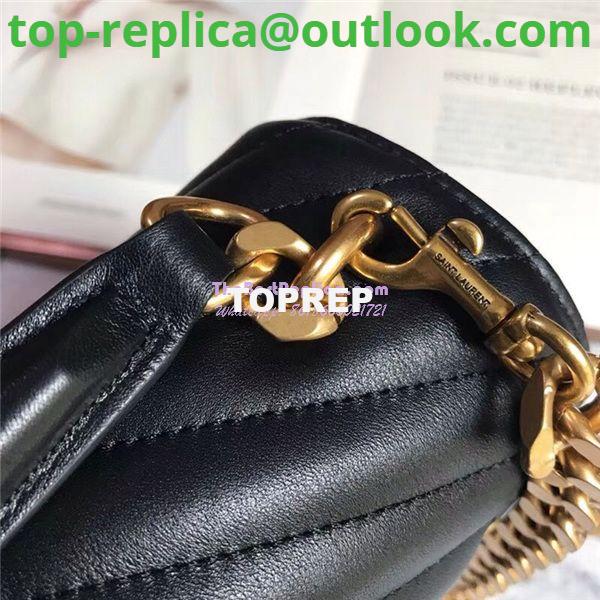 Replica Ysl Saint Laurent Top Handle Medium College Black Bag With gold Metal Chain 6 Replica Ysl Saint Laurent Top Handle Medium College Black Bag With gold Metal Chain 6