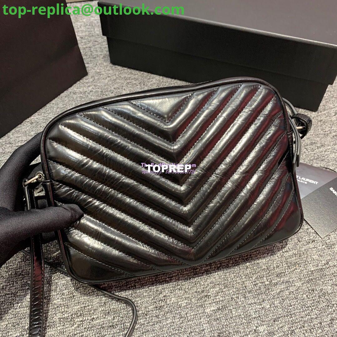Replica YSL Saint Laurent Lou Camera Bag in quilted Black moroder Leather 468537 5 Replica YSL Saint Laurent Lou Camera Bag in quilted Black moroder Leather 468537 5