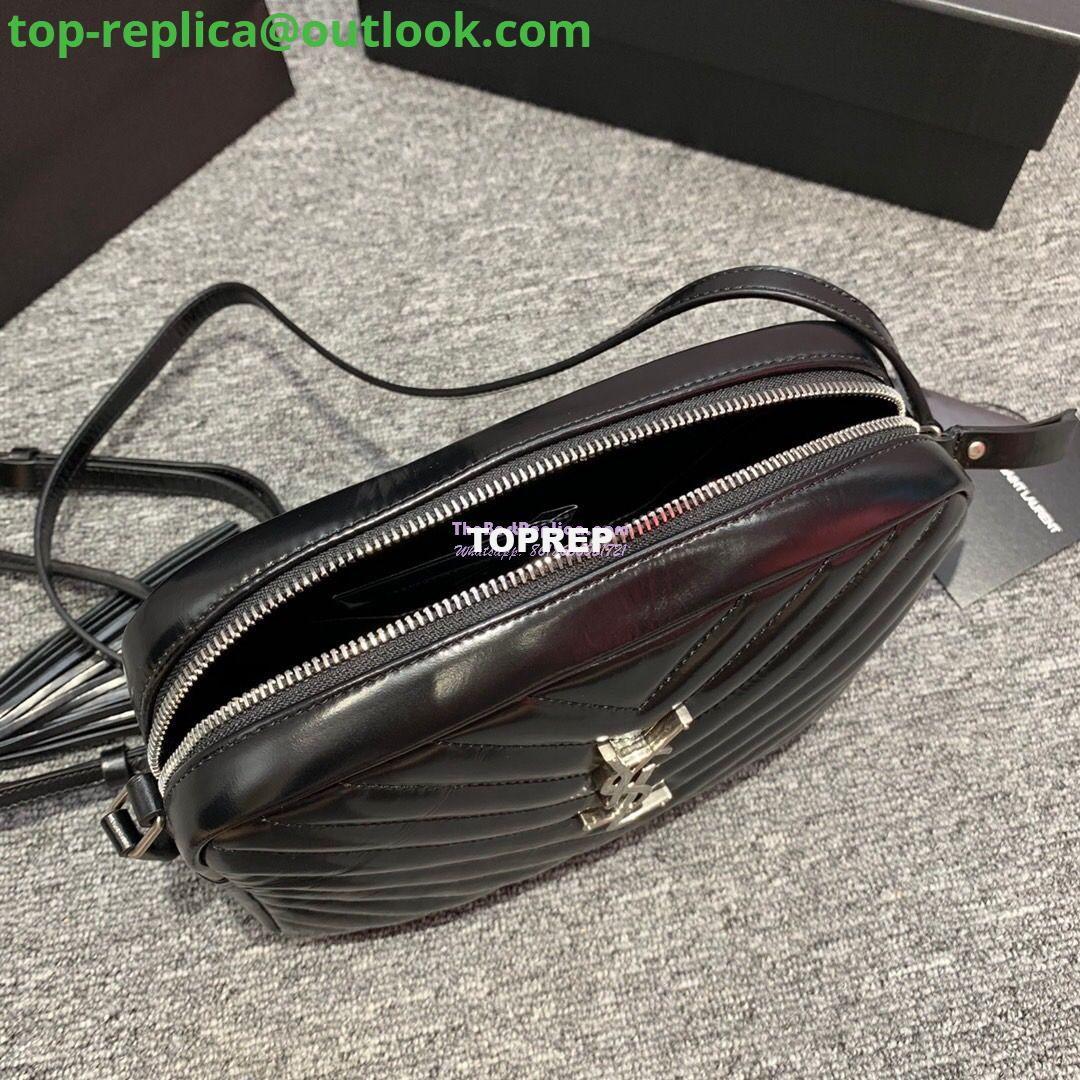 Replica YSL Saint Laurent Lou Camera Bag in quilted Black moroder Leather 468537 6 Replica YSL Saint Laurent Lou Camera Bag in quilted Black moroder Leather 468537 6