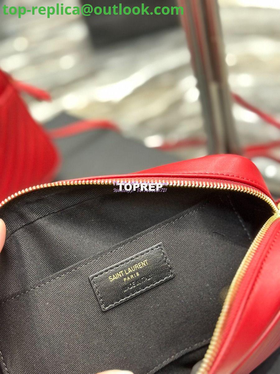 Replica YSL Saint Laurent LouLou Camera Bag in quilted red leather 520534 12 Replica YSL Saint Laurent LouLou Camera Bag in quilted red leather 520534 12