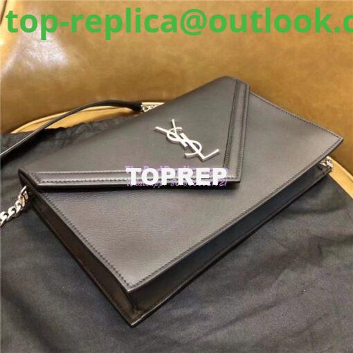 Replica YSL Saint Laurent Le Sept Chain Bag in black leather 5112620 2