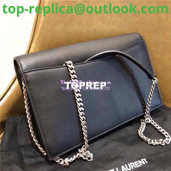 Replica YSL Saint Laurent Le Sept Chain Bag in black leather 5112620 4 Replica YSL Saint Laurent Le Sept Chain Bag in black leather 5112620 4