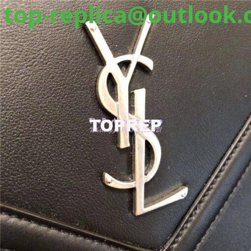 Replica YSL Saint Laurent Le Sept Chain Bag in black leather 5112620 5