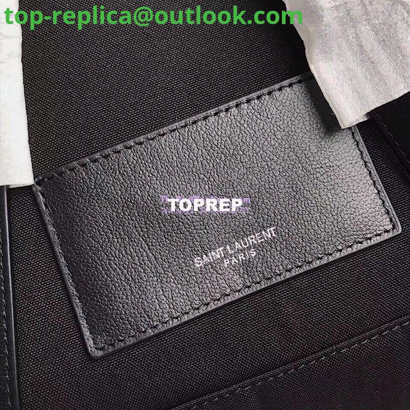 Replica YSL Saint Laurent mini toy city embroidered backpack in Black leather 505031 9 Replica YSL Saint Laurent mini toy city embroidered backpack in Black leather 505031 9