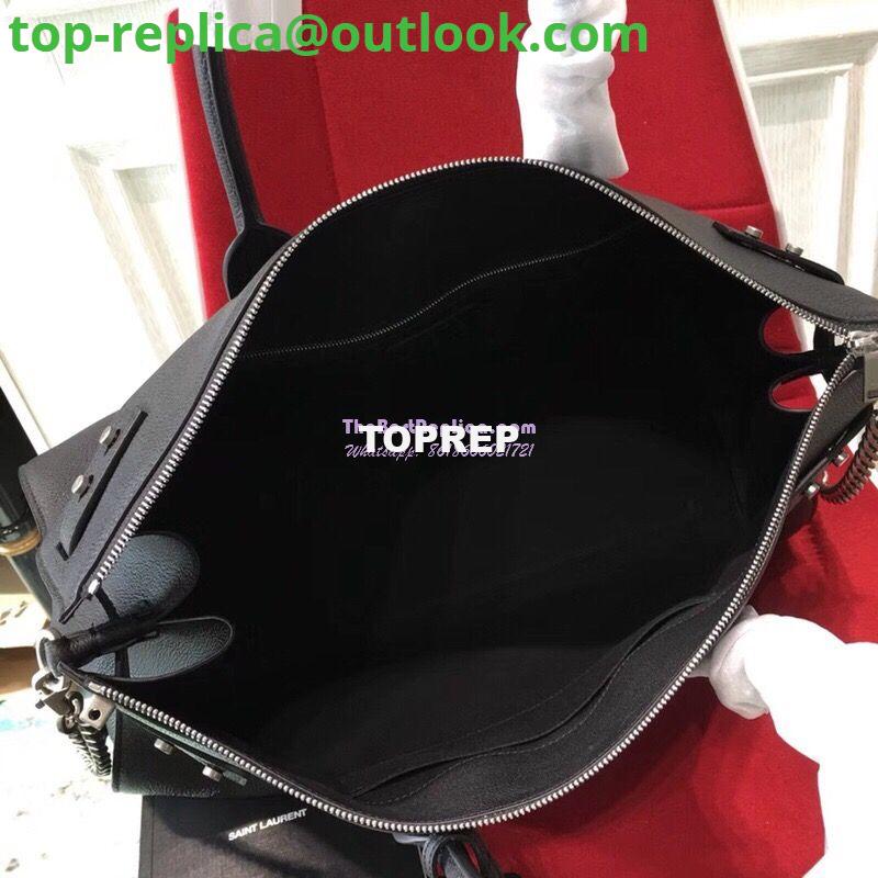 Replica YSL Saint Laurent Sac De Jour Souple 36 Duffle Bag In Black Grained Leather 6 Replica YSL Saint Laurent Sac De Jour Souple 36 Duffle Bag In Black Grained Leather 6