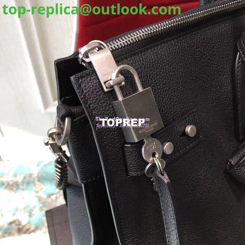 Replica YSL Saint Laurent Sac De Jour Souple 36 Duffle Bag In Black Grained Leather 7 Replica YSL Saint Laurent Sac De Jour Souple 36 Duffle Bag In Black Grained Leather 7