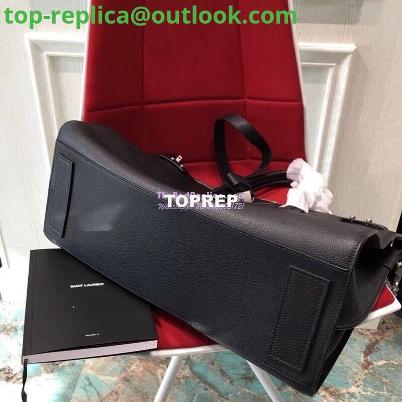Replica YSL Saint Laurent Sac De Jour Souple 36 Duffle Bag In Black Grained Leather 10 Replica YSL Saint Laurent Sac De Jour Souple 36 Duffle Bag In Black Grained Leather 10