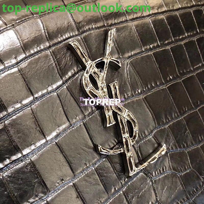 Replica YSL Saint Laurent Lou Camera Bag In Matte Black Crocodile-embossed Leather 505730 4 Replica YSL Saint Laurent Lou Camera Bag In Matte Black Crocodile-embossed Leather 505730 4