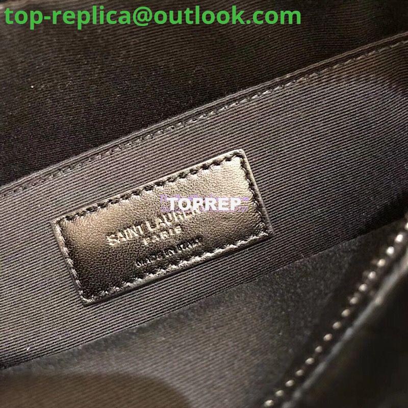 Replica YSL Saint Laurent Lou Camera Bag In Matte Black Crocodile-embossed Leather 505730 10 Replica YSL Saint Laurent Lou Camera Bag In Matte Black Crocodile-embossed Leather 505730 10