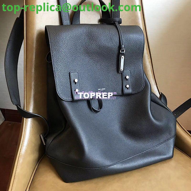 Replica YSL Saint Laurent Sac De Jour Backpack in Black Grained Leather 480585 Replica YSL Saint Laurent Sac De Jour Backpack in Black Grained Leather 480585