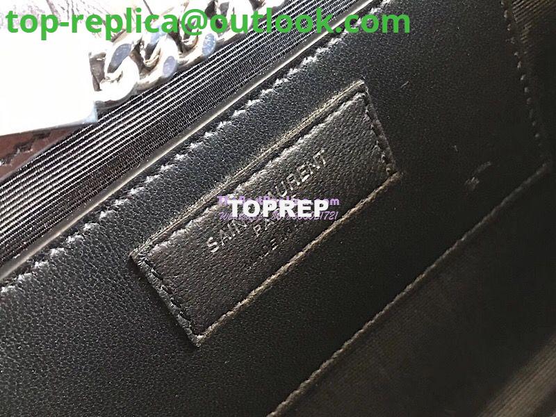 Replica YSL Classic Medium Kate Monogram Saint Laurent Tassel Satchel In Black Crocodile Embossed Shiny Leather 354119 in Silver hardware 5 Replica YSL Classic Medium Kate Monogram Saint Laurent Tassel Satchel In Black Crocodile Embossed Shiny Leather 354119 in Silver hardware 5