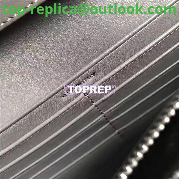 Replica YSL Monogram Saint Laurent Chain Wallet In Grey Crocodile Embossed Shiny Leather 442015 8 Replica YSL Monogram Saint Laurent Chain Wallet In Grey Crocodile Embossed Shiny Leather 442015 8