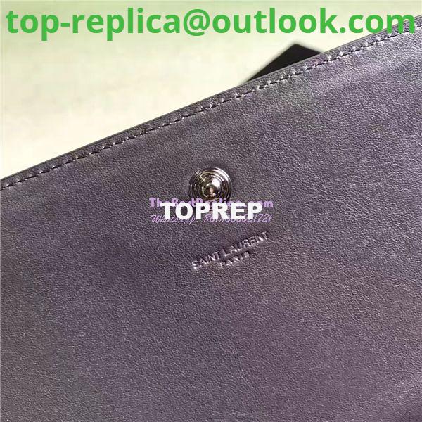 Replica YSL Monogram Saint Laurent Chain Wallet In Grey Crocodile Embossed Shiny Leather 442015 9 Replica YSL Monogram Saint Laurent Chain Wallet In Grey Crocodile Embossed Shiny Leather 442015 9