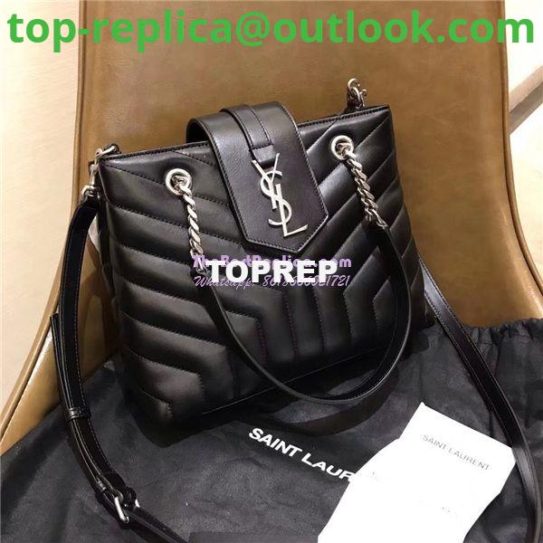 Replica YSL Saint Laurent Small Loulou Shopping Bag In Black “y” Quilted Leather 502717 Replica YSL Saint Laurent Small Loulou Shopping Bag In Black “y” Quilted Leather 502717