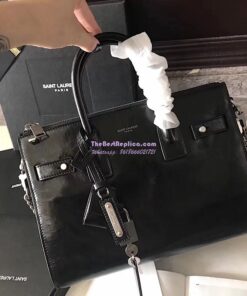 Replica YSL Saint Laurent Baby Sac De Jour Souple Duffle Bag In Moroder Leather