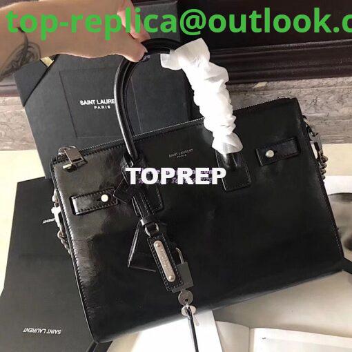 Replica YSL Saint Laurent Baby Sac De Jour Souple Duffle Bag In Moroder Leather