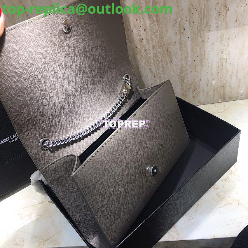 Replica YSL Saint Laurent Classic Medium Kate Satchel Silver Hardware In Grained De Poudre Textured Leather Grey 8 Replica YSL Saint Laurent Classic Medium Kate Satchel Silver Hardware In Grained De Poudre Textured Leather Grey 8