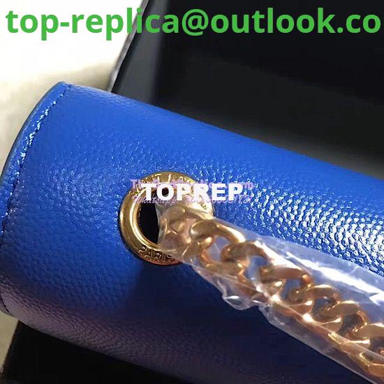 Replica YSL Saint Laurent Classic Medium Kate Satchel In Grained De Poudre Textured Leather Blue 2 Replica YSL Saint Laurent Classic Medium Kate Satchel In Grained De Poudre Textured Leather Blue 2