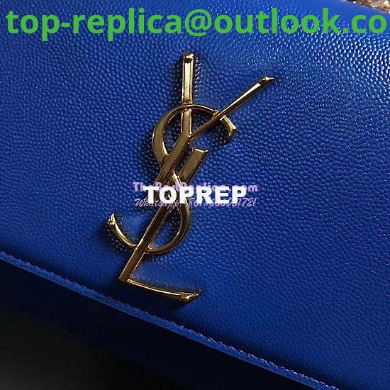 Replica YSL Saint Laurent Classic Medium Kate Satchel In Grained De Poudre Textured Leather Blue 4 Replica YSL Saint Laurent Classic Medium Kate Satchel In Grained De Poudre Textured Leather Blue 4