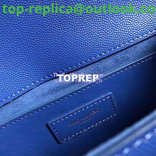Replica YSL Saint Laurent Classic Medium Kate Satchel In Grained De Poudre Textured Leather Blue 7 Replica YSL Saint Laurent Classic Medium Kate Satchel In Grained De Poudre Textured Leather Blue 7