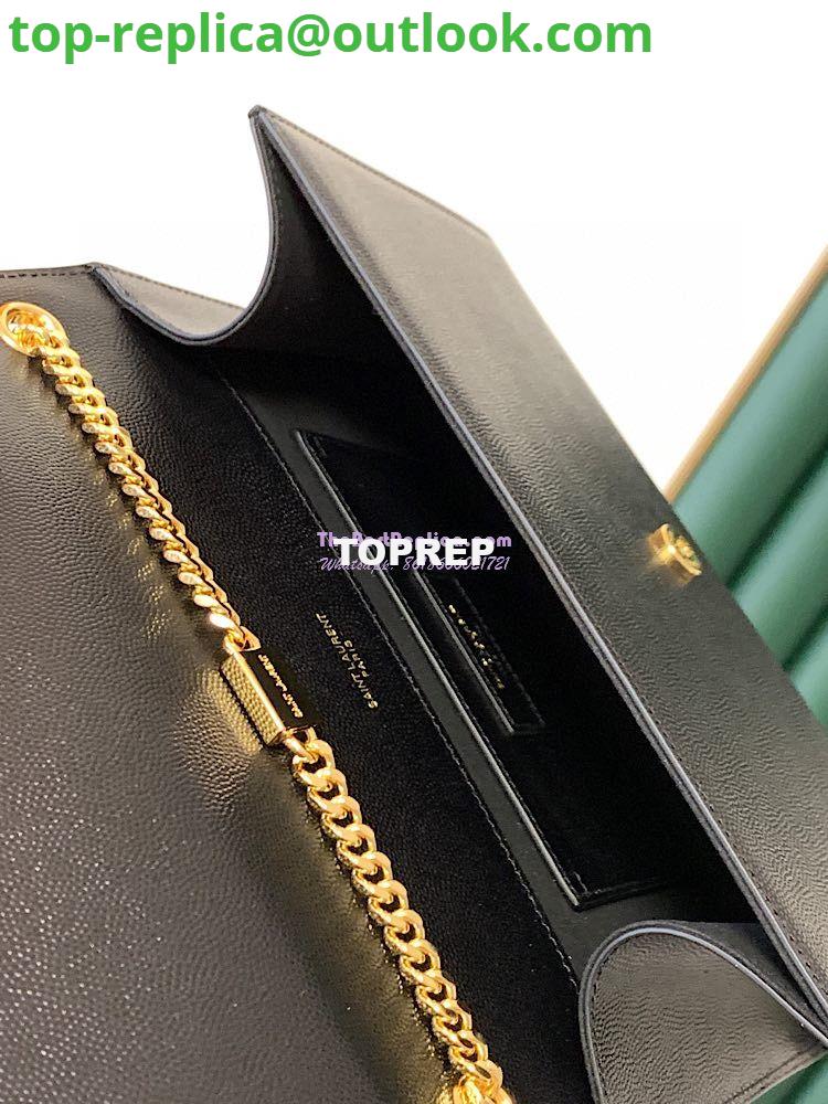 Replica YSL Saint Laurent Classic Medium Kate Satchel In Grained De Poudre Textured Leather Black 7 Replica YSL Saint Laurent Classic Medium Kate Satchel In Grained De Poudre Textured Leather Black 7
