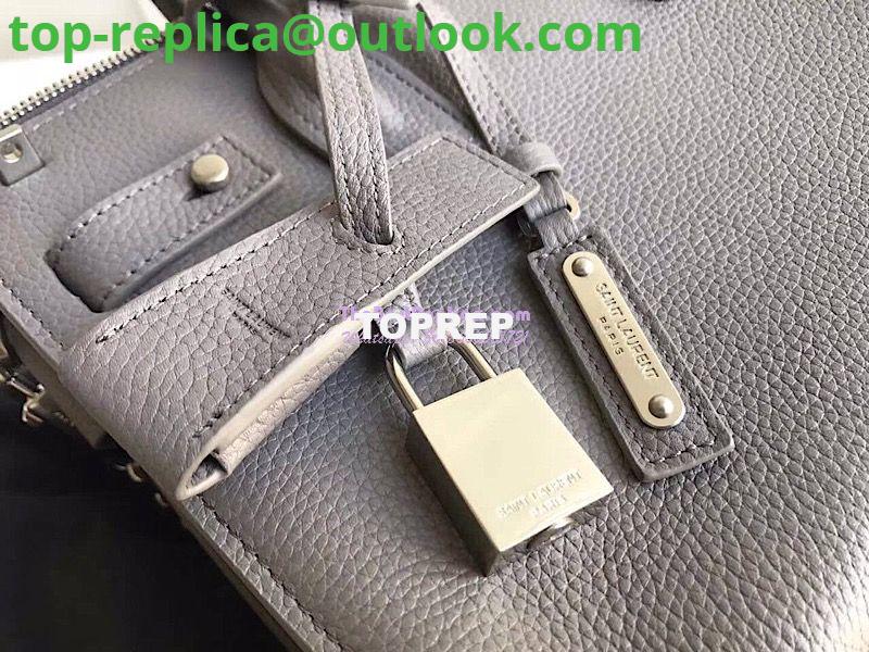 Replica YSL Saint Laurent Baby Sac De Jour Souple Duffle Bag In Grained Leather Grey 3 Replica YSL Saint Laurent Baby Sac De Jour Souple Duffle Bag In Grained Leather Grey 3