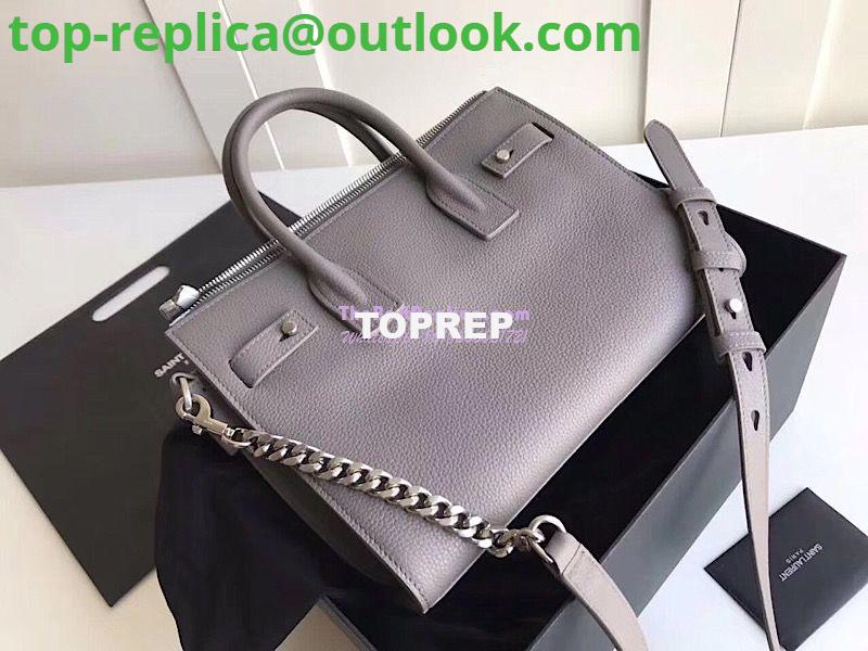 Replica YSL Saint Laurent Baby Sac De Jour Souple Duffle Bag In Grained Leather Grey 7 Replica YSL Saint Laurent Baby Sac De Jour Souple Duffle Bag In Grained Leather Grey 7