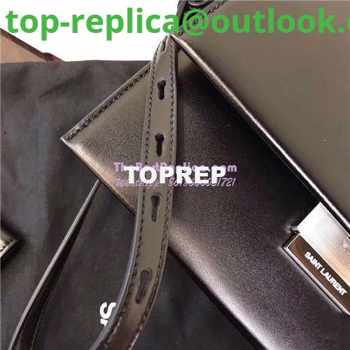 Replica YSL Saint Laurent Babylone Top Handle Bag In black Leather 7 Replica YSL Saint Laurent Babylone Top Handle Bag In black Leather 7