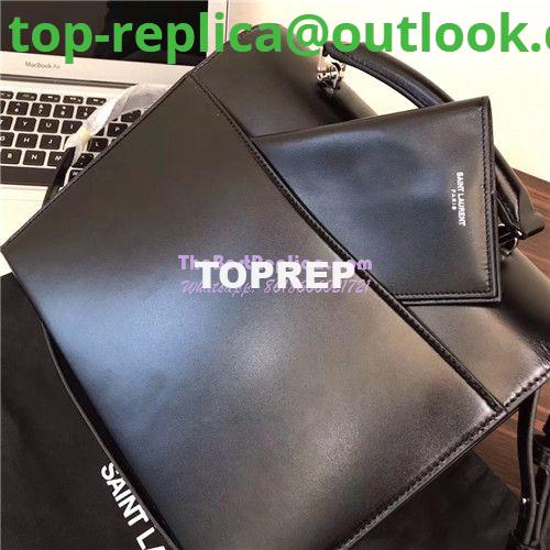 Replica YSL Saint Laurent Babylone Top Handle Bag In black Leather 8 Replica YSL Saint Laurent Babylone Top Handle Bag In black Leather 8