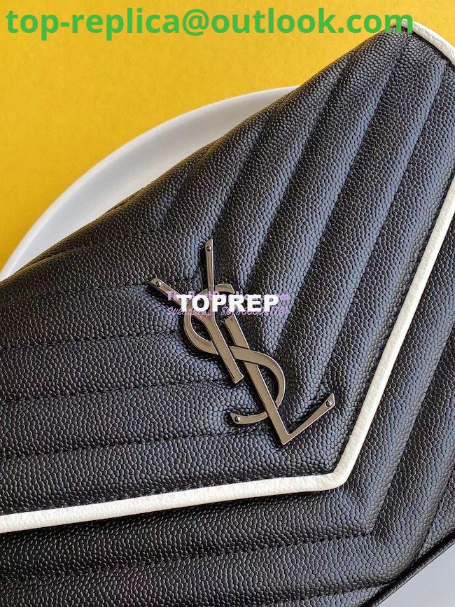 Replica YSL Saint Laurent Monogram Gold Chain Wallet Black White 4 Replica YSL Saint Laurent Monogram Gold Chain Wallet Black White 4