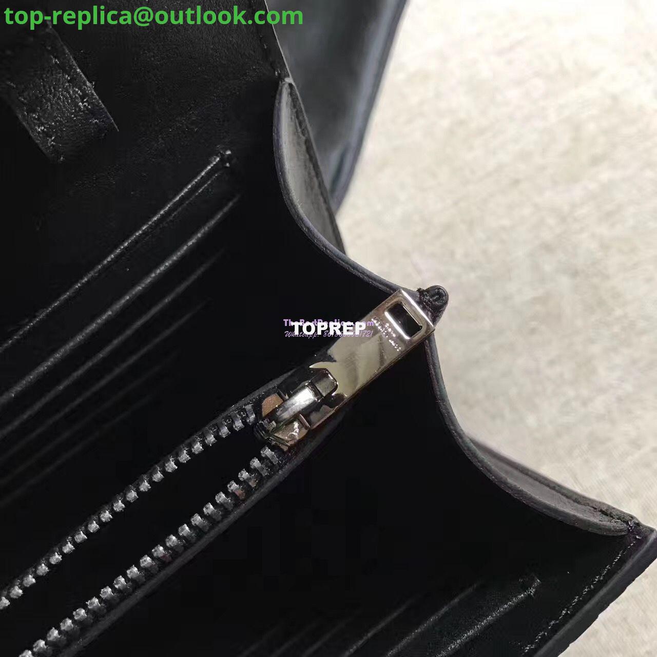 Replica YSL Monogram Saint Laurent Chain Wallet In Black Crocodile Embossed Shiny Leather 442015 7 Replica YSL Monogram Saint Laurent Chain Wallet In Black Crocodile Embossed Shiny Leather 442015 7