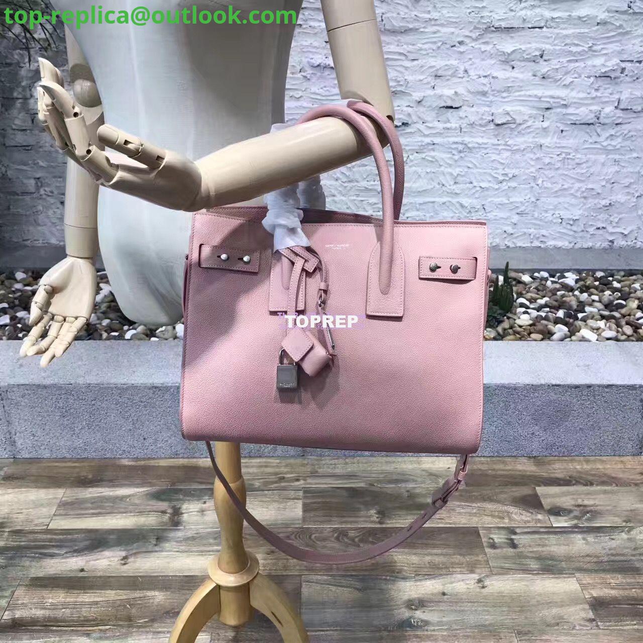 Replica YSL Yves Saint Laurent Classic Sac De Jour Souple Bag in Grained Leather Rose Replica YSL Yves Saint Laurent Classic Sac De Jour Souple Bag in Grained Leather Rose