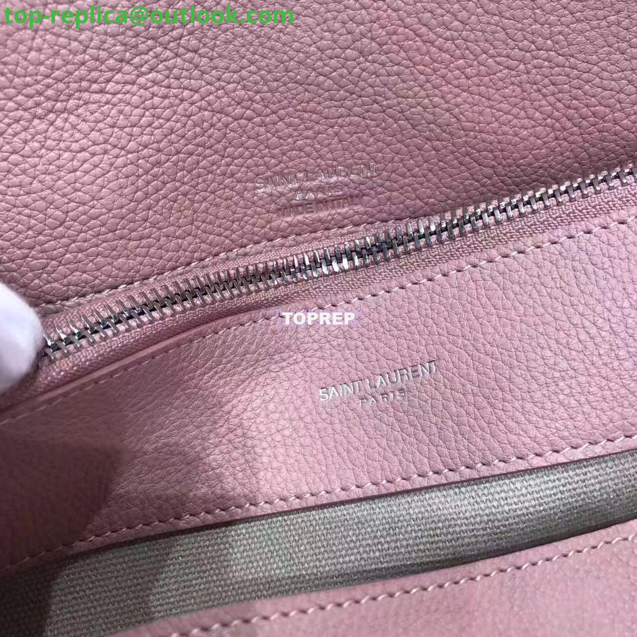 Replica YSL Yves Saint Laurent Classic Sac De Jour Souple Bag in Grained Leather Rose 9 Replica YSL Yves Saint Laurent Classic Sac De Jour Souple Bag in Grained Leather Rose 9