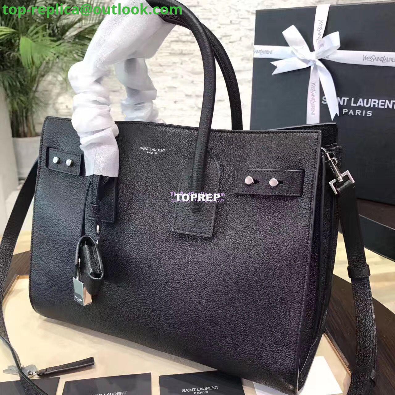 Replica YSL Yves Saint Laurent Classic Sac De Jour Souple Bag in Grained Leather Black 4 Replica YSL Yves Saint Laurent Classic Sac De Jour Souple Bag in Grained Leather Black 4