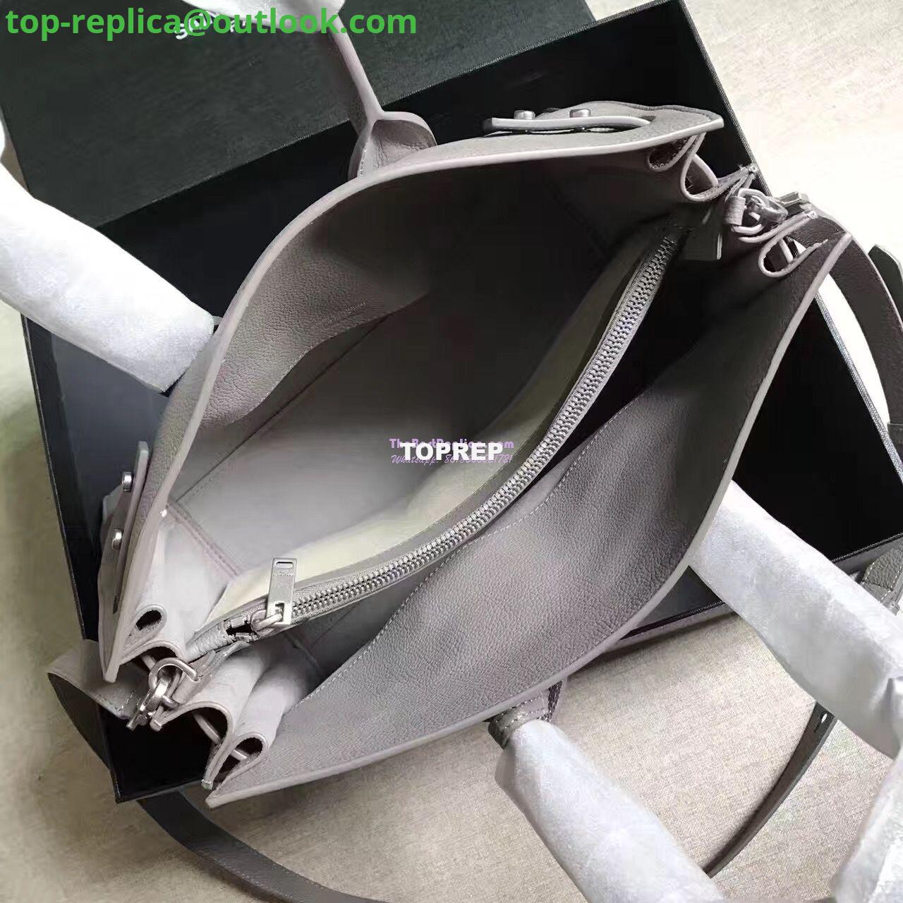 Replica YSL Yves Saint Laurent Classic Sac De Jour Souple Bag in Grained Leather Grey 8 Replica YSL Yves Saint Laurent Classic Sac De Jour Souple Bag in Grained Leather Grey 8