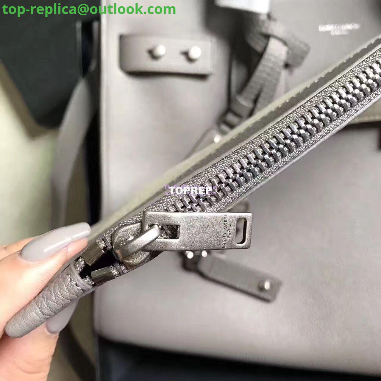 Replica YSL Yves Saint Laurent Classic Sac De Jour Souple Bag in Grained Leather Grey 9 Replica YSL Yves Saint Laurent Classic Sac De Jour Souple Bag in Grained Leather Grey 9