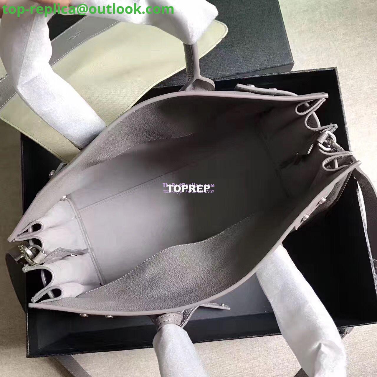 Replica YSL Yves Saint Laurent Classic Sac De Jour Souple Bag in Grained Leather Grey 10 Replica YSL Yves Saint Laurent Classic Sac De Jour Souple Bag in Grained Leather Grey 10