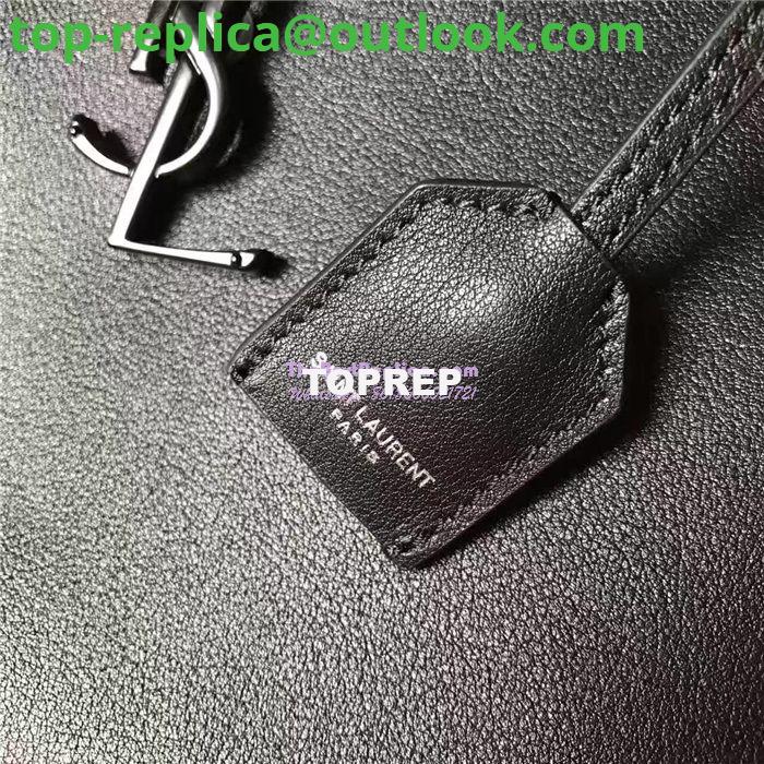 Replica YSL Yves Saint Laurent Cabas Y Calfskin Black Leather Tote Bag with black hardware 5 Replica YSL Yves Saint Laurent Cabas Y Calfskin Black Leather Tote Bag with black hardware 5