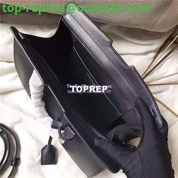 Replica YSL Yves Saint Laurent Cabas Y Calfskin Black Leather Tote Bag with black hardware 7 Replica YSL Yves Saint Laurent Cabas Y Calfskin Black Leather Tote Bag with black hardware 7