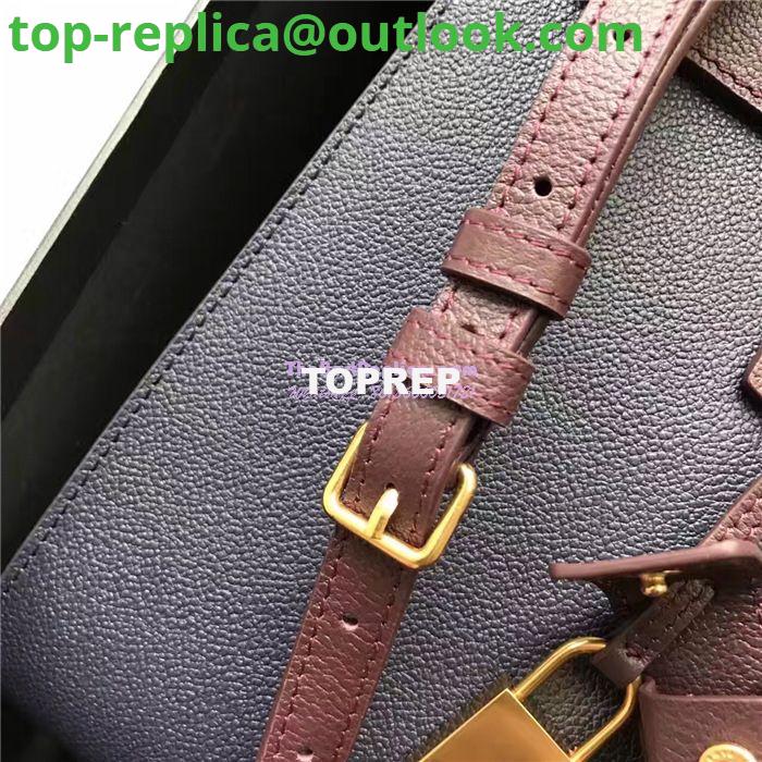 Replica YSL Yves Saint Laurent Classic Small Sac De Jour Bag In Dark Blue Grained Leather with Claret Red Handle 8 Replica YSL Yves Saint Laurent Classic Small Sac De Jour Bag In Dark Blue Grained Leather with Claret Red Handle 8